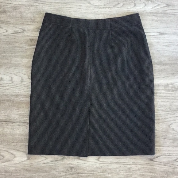 Suzy Shier - Pencil Skirt - Black/Metallic Stripe - Picture 4 of 5